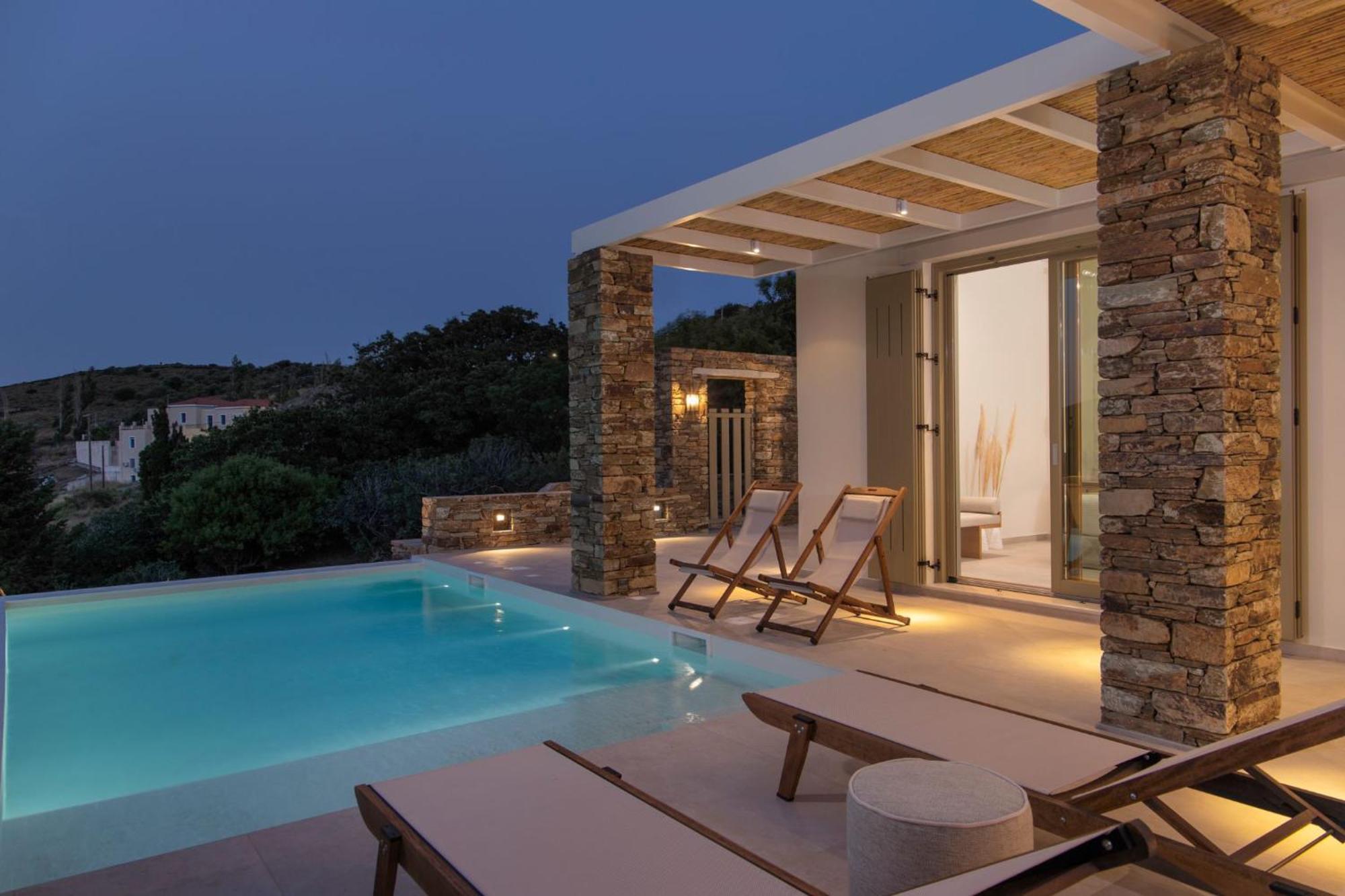 Casa Di Fiori Andros Suites エクステリア 写真