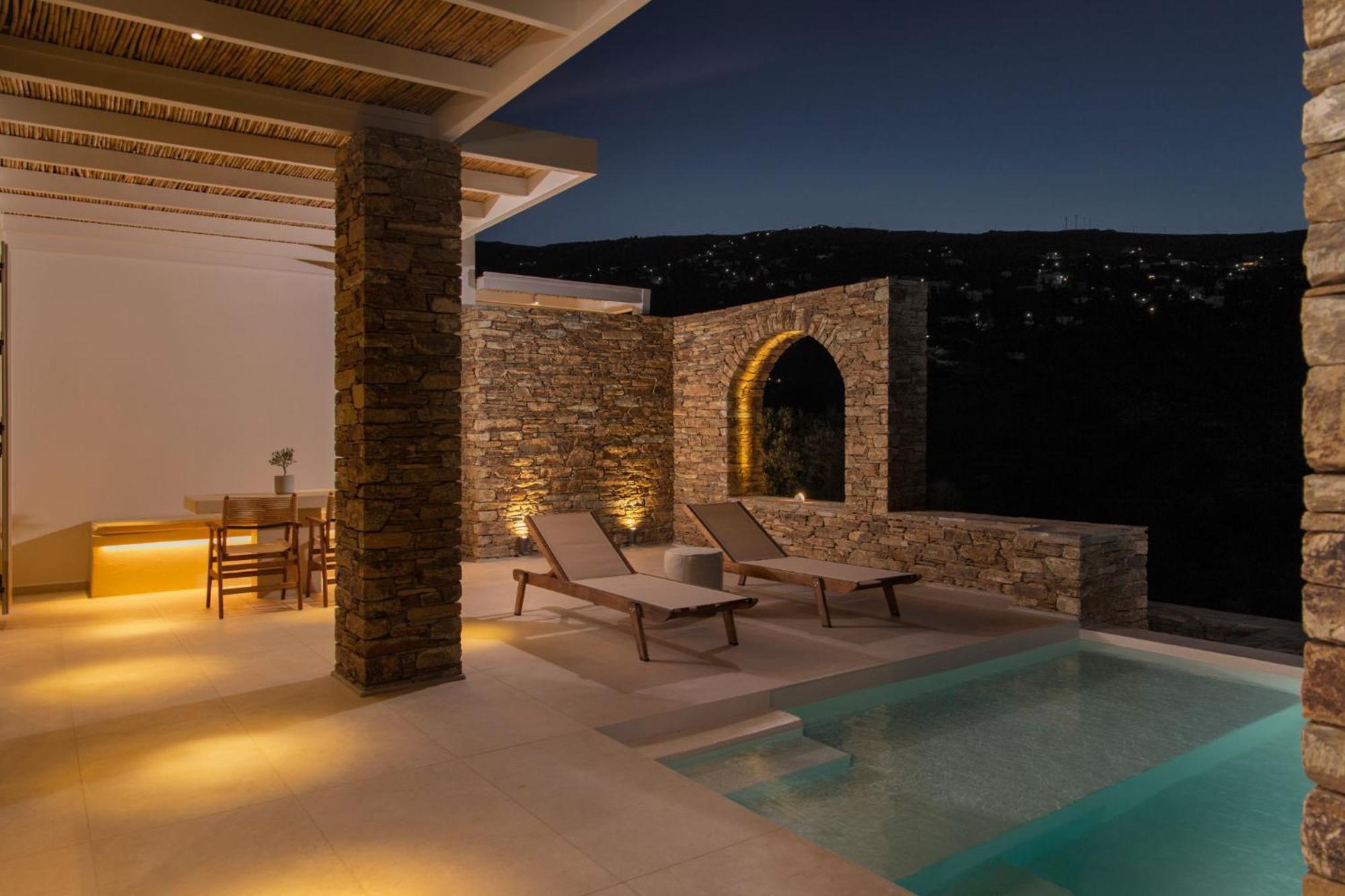 Casa Di Fiori Andros Suites エクステリア 写真